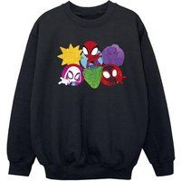 Marvel  Spidey And His Amazing Friends  girls's Children's Sweatshirt in Black