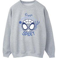 Marvel  Spidey And His Amazing Friends Neighbourhood  women's Sweatshirt in Grey