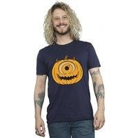 Disney Men/'s Monsters Inc Halloween Pumpkin T-Shirt Navy Blue Medium