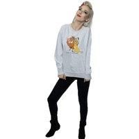 The Lion King Women's Classic Simba Timon & Pumba Heather Sweatshirt in Grey | Size: XL