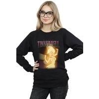 Tinkerbell Women's Montage Sweatshirt in Black | Size: Small