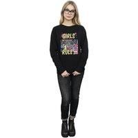 Marvel  Girls Rule  women's Sweatshirt in Black