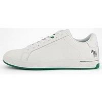 Ps Paul Smith Men'S Albany Green Sole Trainers - White