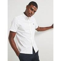 Paul Smith Short Sleeve Zebra Shirt Colour : White, Size : Medium