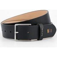 Ps Paul Smith Stitch Leather Belt - Black