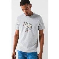 Ps Paul Smith Large Zebra Graphic T-Shirt - Grey