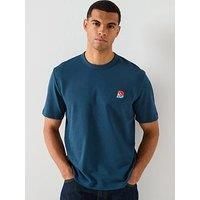 Ps Paul Smith Small Ps Emb Logo T-Shirt - Blue