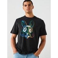 Ps Paul Smith Bunny Graphic T-Shirt - Black
