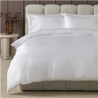 Habitat Cotton 400 TC Faggoting White Bedding Set - Double