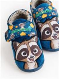 Disney Marvel Rocket Navy Full Slipper 10-11 Infant