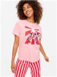 Disney Pink Mickey Disco Pyjama Set M