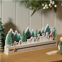 Argos Home 3D Wooden Advent Calendar Christmas Countdown