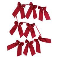 Habitat Red Satin Bow Garland