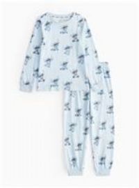 Blue Disney Stitch Printed Pyjamas 8-9 years