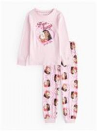 Princess Moana Pink Printed Jersey Pyjamas 6-7 years