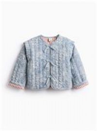 Tu x Morris & Co. Mini Me Blue Marigold Print Quilted Jacket 5-6 years