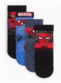 Disney Marvel Spider-Man Ankle Socks 5 Pack 9-12