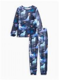 Frozen Character Printed Slinky Fleece Pyjamas 4-5 years