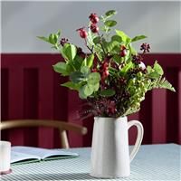 Argos Home Artificial Rosehip Berries & Fern in Ceramic Pot