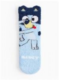 Bluey Character Print Blue Cosy Socks 3-5.5