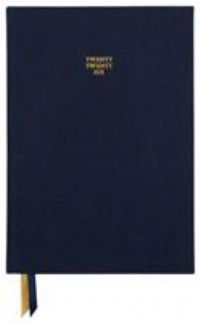 Habitat A5 Week To View Linen Diary 2026 - Navy Blue