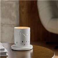 Habitat Aspen Small Ceramic Candle - Pine Needles