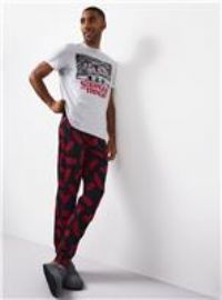 Stranger Things Printed Jersey Pyjamas M