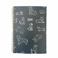 Argos Home Dogs Print A5 Week To Page 2026 Diary