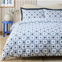 Habitat Cotton Tile Print Bedding Set - Double