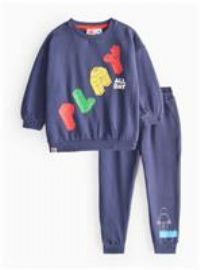 Navy Lego Play Printed Sweatshirt & Joggers 1-2 years