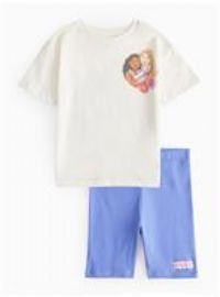 Disney Princesses Graphic T-Shirt & Shorts 3-4 years