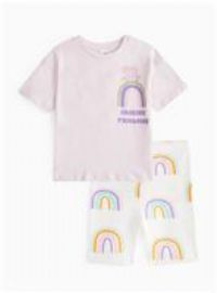 Peppa Pig Character Print T-Shirt & Cycling Shorts 5-6 years