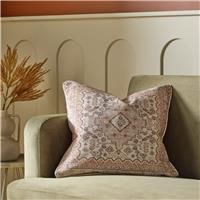 Habitat Chenille Tapestry Print Cushion - Cream - 50x50cm