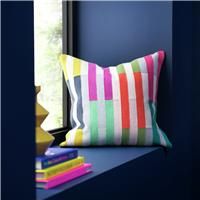 Margo Selby Janie Colour Blocked Cushion - 43x43cm