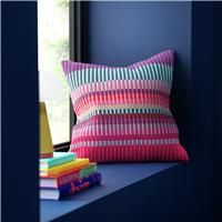 Margo Selby Buster Cushion - Red - 43x43cm