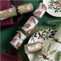 Argos Home Pack of 6 Luxury Robin Christmas Cracker