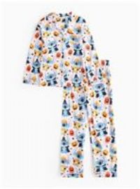 Pink Halloween Disney Stitch Printed Pyjamas 10-11 years
