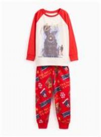 The Polar Express Printed Red Jersey Pyjamas 6-7 years
