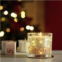 Argos Home Christmas Cookie Refillable Gel Candle - Set of 3
