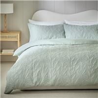 Habitat Leaf Pinsonic Green Bedding Set - Double