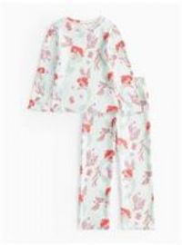 Light Green Princess Ariel Printed Soft Fleece Pyjamas 1-2 years
