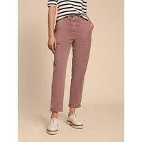 White Stuff Twister Chino Trouser - Pink