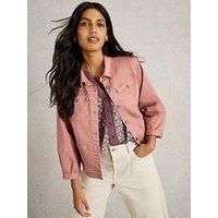 White Stuff Camille Denim Jacket - Pink