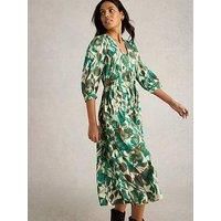 White Stuff Lucy Midi Dress - Green