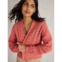 White Stuff Casey Cardi - Pink