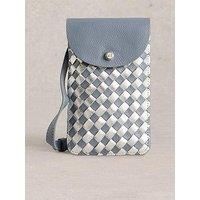 White Stuff Coco Weave Phone Bag