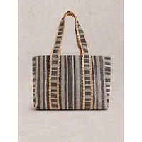 White Stuff Carla Jacquard Tote Bag