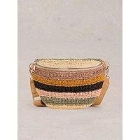 White Stuff Mini Sebby Crochet Bag Natural Multi