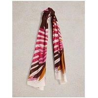 White Stuff Sundance Bird Printed Scarf