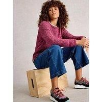 White Stuff Talia Nep Jumper - Purple